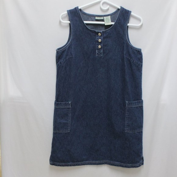 St. John's Bay Dresses Authentic St Johns Bay Denim Pullover Dress